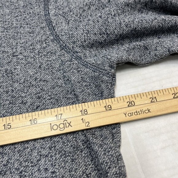 Taylor Vintage Pullover Sweater Mens S Blue Heathered‎ Mock Neck 1/4 Zip Outdoor - Picture 4 of 7